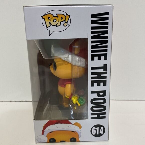 Disney Winnie The Pooh 614 Funko Pop Santa NIB - Picture 2 of 7